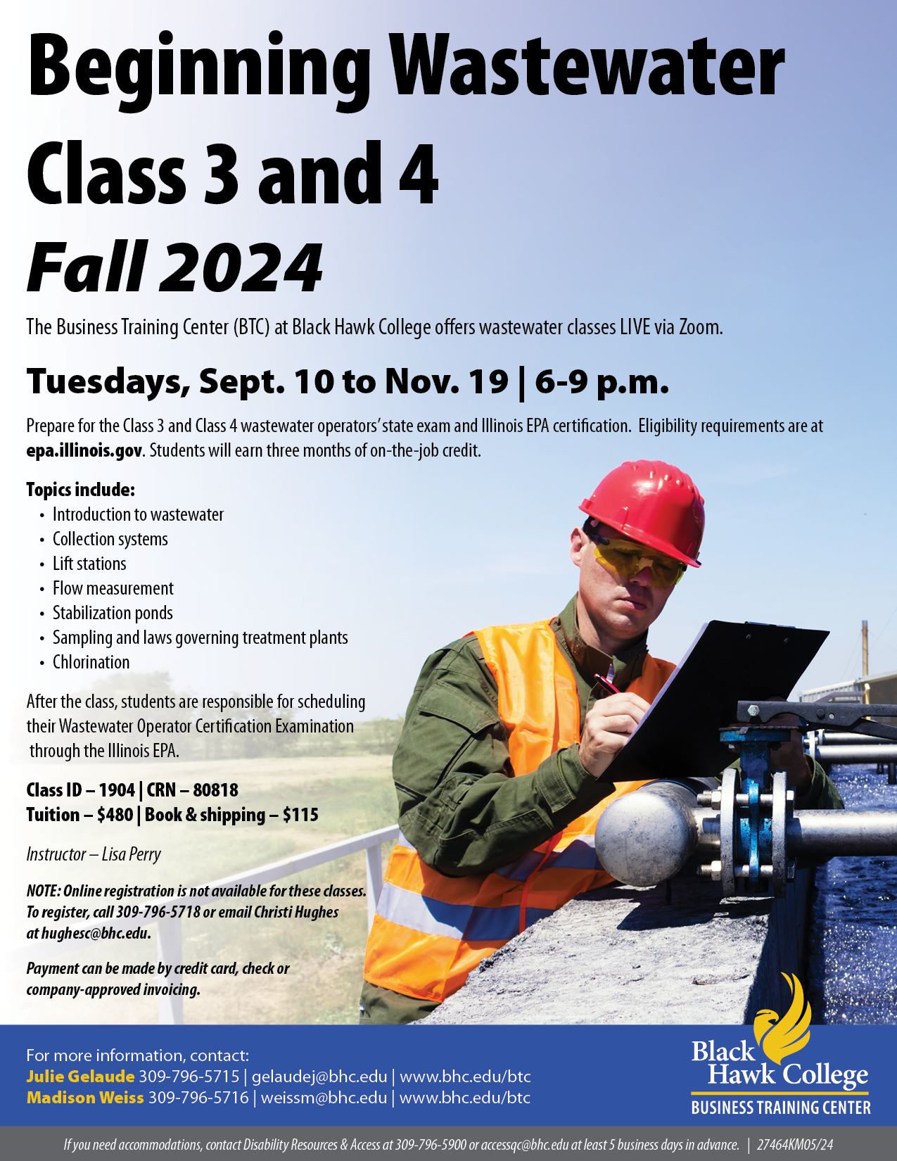 Beginning Wastewater Class III & IV Beginning Wastewater Class III & IV